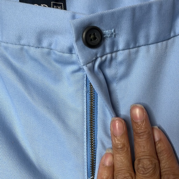 Izod American Chino Mens Pants Trousers Blue Pockets 36 x 30 - Picture 3 of 7